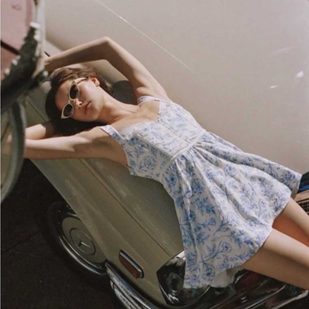 For Love and Lemons Maisie Mini Dress, M